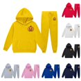 thumbnail image 1 of JAJAHO Kids Sweatsuits 2 Piece Halloween Outfits Sizes 2-13 Pumpkin Print Hoodie And Sweatpants Set Fall Winter Tracksuits, 1 of 4