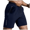 thumbnail image 1 of JAJAHO Men's Athletic Gym Shorts Summer Casual Sports Breathable Quick Drying Loose Fit Drawstring Shorts With Zipper Pockets Comfy Bottoms, 1 of 4