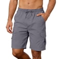 thumbnail image 1 of JAJAHO Mens Casual Cargo Shorts With Multiple Pockets Loose Fit Comfortable Lightweight Outdoor Summer Work Shorts Hiking Travel Daily Wear Classic Trousers, 1 of 5