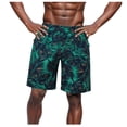 thumbnail image 1 of JAJAHO Mens Hawaiian Summer Shorts Tropical Print Casual Drawstring Beach Surf Quick Drying Shorts Stylish Bottoms, 1 of 9