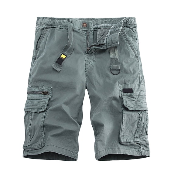 JAJAHO Mens Hiking Cargo Shorts Lightweight Outdoor Sports Relaxed Fit Retro Fishing Golf Shorts With Multi Pockets Trendy Bottoms
