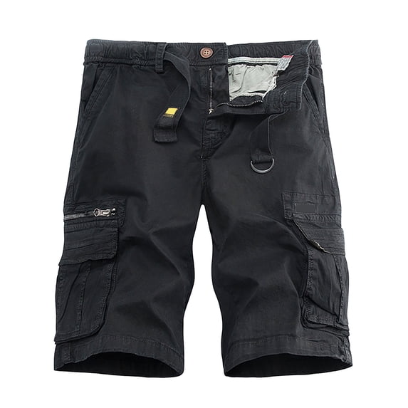 JAJAHO Mens Hiking Cargo Shorts Lightweight Outdoor Sports Relaxed Fit Retro Fishing Golf Shorts With Multi Pockets Versatile Bottoms