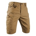 thumbnail image 1 of JAJAHO Mens Hiking Cargo Shorts Lightweight Outdoor Work Solid Color Flat Front Fishing Shorts With Multi Pockets Comfy Bottoms, 1 of 3
