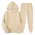 thumbnail image 1 of JAJAHO Mens Hoodies Tracksuits Casual Athletic Wear Long Sleeve Pocket Sweatshirt Ankle-Tied Sweatpants Joggers 2 Piece Sweatsuits Comfortable Outfit, 1 of 4