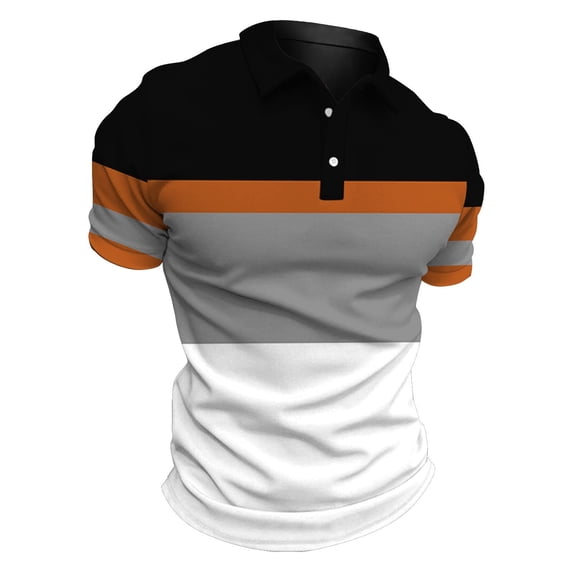 JAJAHO Mens Polo Shirts Quick Dry Short Sleeve Golf Shirts Performance Moisture Wicking Casual Workout Soft Tops