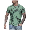 thumbnail image 1 of JAJAHO Mens Short Sleeve T Shirt Funny Printed Crew Neck Regular Fit Summer Top Casual Daily Wear Graphic Tee Comfortable Tops, 1 of 4