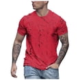 thumbnail image 1 of JAJAHO Mens Short Sleeve T Shirt Funny Printed Crew Neck Regular Fit Summer Top Casual Daily Wear Graphic Tee Comfortable Tops, 1 of 4