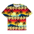 thumbnail image 1 of JAJAHO Mens Short Sleeve T Shirt Tropical Printed Summer Beach Vacation Clothes Plus Size Comfortable Soft Hawaiian Beach Shirts Leisure Tops, 1 of 5