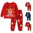 thumbnail image 1 of JAJAHO Merry Christmas Pajamas For Kids Girls Boys Holiday Sleepwear Long Sleeve Santa 2 Piece Pjs 2-10Y, 1 of 4