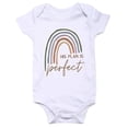 thumbnail image 1 of JAJAHO Newborn Infant Baby Bodysuits Soft Romper Boys Girls Short Sleeve Rainbow Printed Toddler Comfortable Onesie Clothes Sweet One-Pieces, 1 of 2