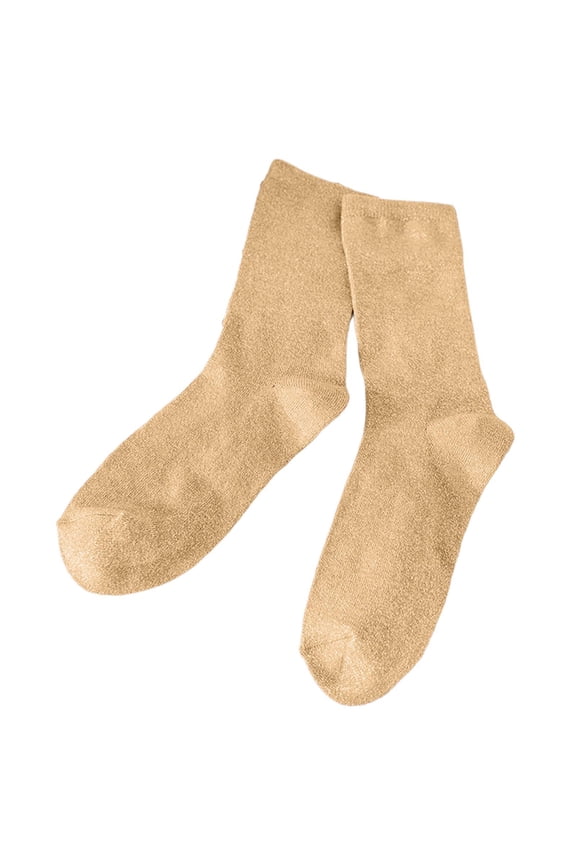 Sparkling Socks For Women Glitter Mid Calf Dressy Socks Elegant Holiday Party Comfortable Sock