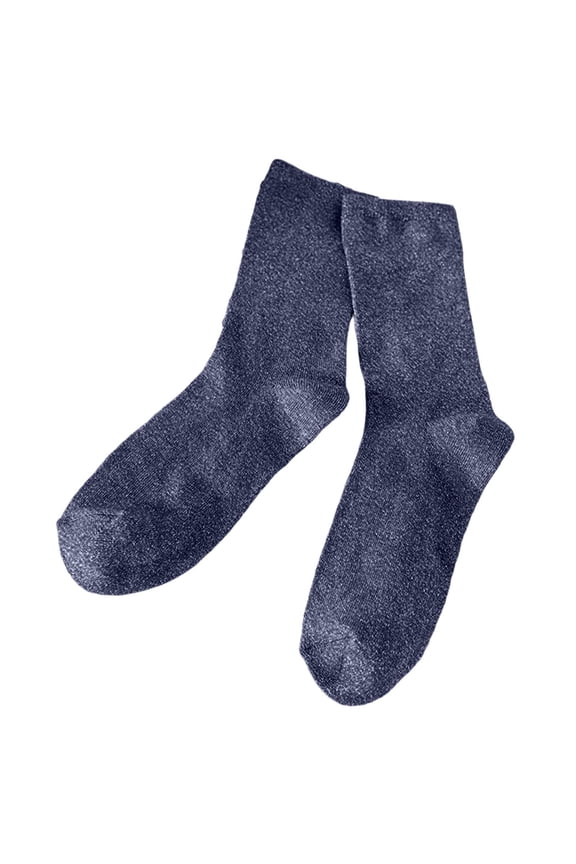 Sparkling Socks For Women Glitter Mid Calf Dressy Socks Elegant Holiday Party Comfortable Sock
