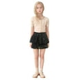thumbnail image 1 of JAJAHO Sparkly Sequin Skirt For Girls Layered Elastic Waistband Mini Skirts Carnival Toddler Kids Trendy Skirt, 1 of 4