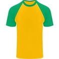 thumbnail image 1 of JAJAHO Summer Men's Sports Top Raglan Short Sleeve T Shirts Casual Loose Fit Fashion Crew Neck Color Block Graphic Tee Comfortable Tops, 1 of 2