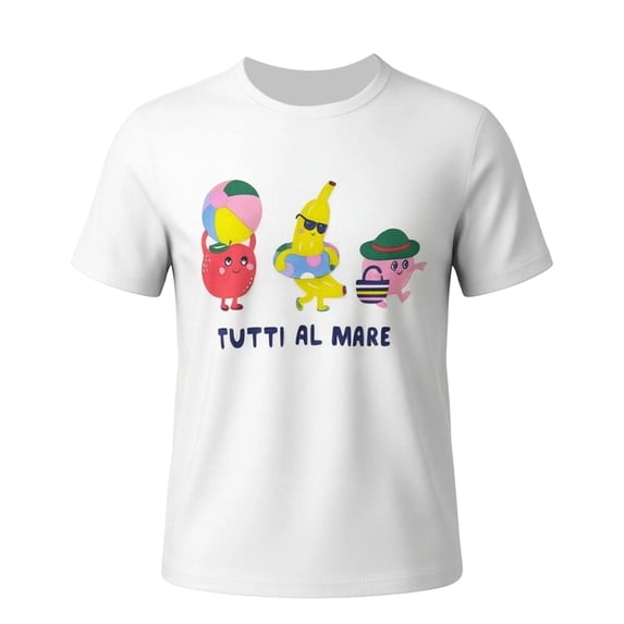 JAJAHO T Shirts For Boys Girls Fruit Letter Printed Cute Graphic Tee Short Sleeve Summer Crew Neck Tshirts For Kids Toddler 1-7Y Casual Trendy Tops
