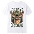 thumbnail image 1 of JAJAHO Toddler 100 Day Of School Shirt For Boys Girls Graphic Short Sleeve T Shirt Soft Casual Tee Happy 100Th Day Of School 1-13Y Stylish Tops, 1 of 3