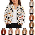 thumbnail image 1 of JAJAHO Toddler And Kids Girls Cardigan Halloween Open Front Button Down Jacket 1-8Y, 1 of 6