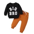 thumbnail image 1 of JAJAHO Toddler Boys Long Sleeve Athletic Tracksuit Casual Top And Pants Outfit For Infant Baby Playwear Cozy Outfit, 1 of 7