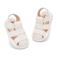 thumbnail image 1 of JAJAHO Toddler Sandals Boys Girls First Walking Shoes Breathable Open Toe Hook And Loop Non- Summer Sandals, 1 of 5