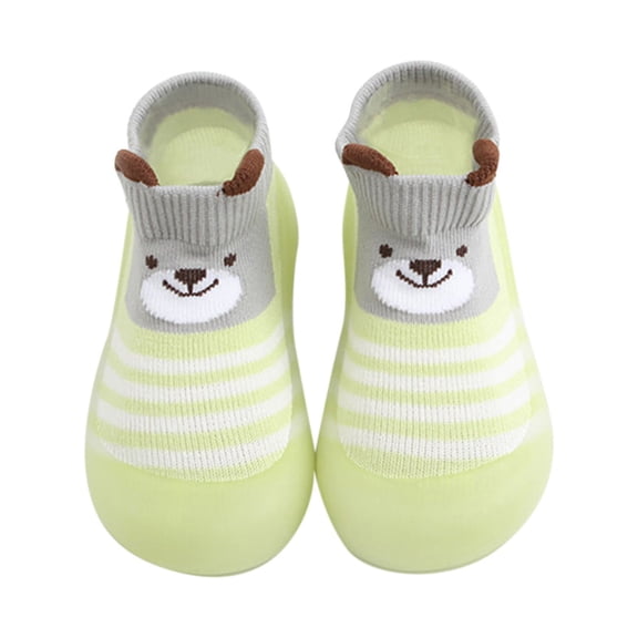 JAJAHO Toddler Sock Shoes Baby Walking Shoes Boys Girls Slippers Lightweight Comfortable Cute Cartoon Design Non- Sneakers Cozy Shoe
