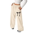 thumbnail image 1 of JAJAHO Wide Leg Sweatpants Girls Sweat Pants Fall Spring Clothes 2026 Teen Girl Baggy Jogger Pants With Pockets Comfortable Trousers, 1 of 6