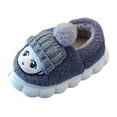 thumbnail image 1 of JAJAHO Winter Cozy Kids Slippers Toddler Plush Indoor Shoes Closed Back Warm House Footwear For Boys Girls 1-11 Years Cute Comfort Slippers, 1 of 3