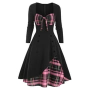 Gothic Plaid Dress Gothic Plaid Dress