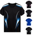 thumbnail image 1 of JAJAHO Workout Tops For Men Quick Dry Lightweight Short Sleeve Athletic Breathable Cool T Shirt Summer Fitness Comfy Top, 1 of 4