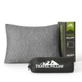 thumbnail image 1 of JAJALUYA Memory Foam Travel Pillow Comfortable and Soft Camping Pillow Portable Pillow, Gray, 1 of 11