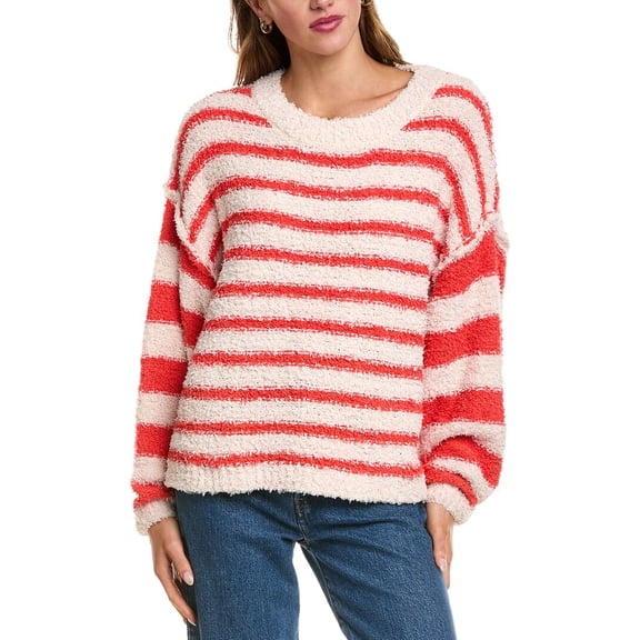 JAK womens  Crewneck Sweater, M/L, Brown