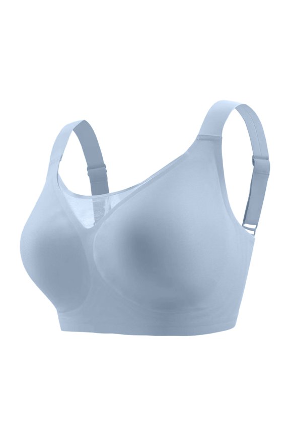 Bras For Lady Non Wired Bra Padded Full Cup Bra Wireless With Padding Seamless Bustier Bra Soft Skin-Friendly