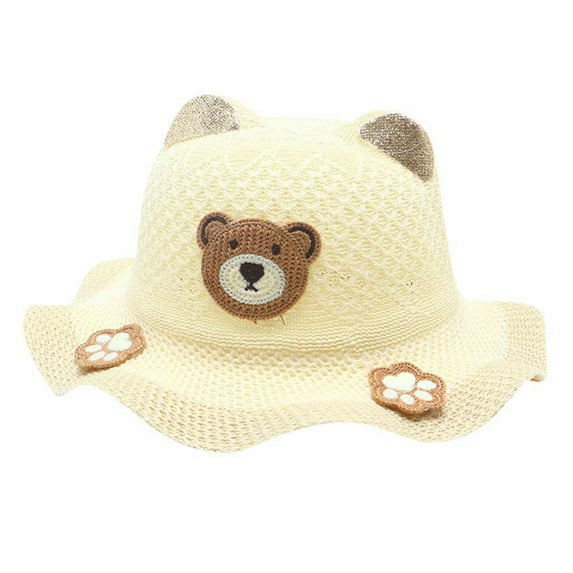 JAKANYQ Kids Hats Straw Caps Cartoon For Boys Girls Soft Comfortable Adjustable Outdoor Play Park Party Daily Wear Sun Toddler Children Ages 2 8 Years