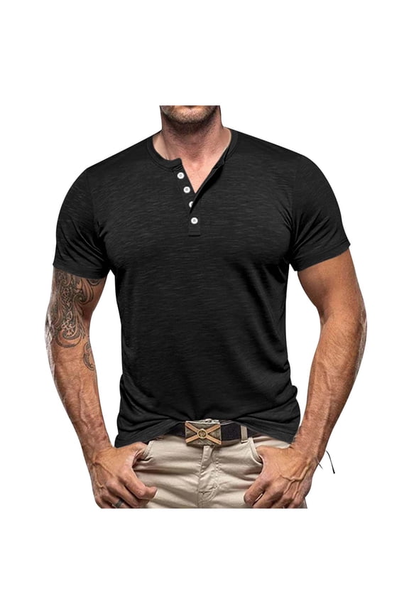 Men Tees 2024 Summer Fashion Casual Slim Short Sleeved T Shirt Simple Stretchy