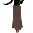thumbnail image 1 of JAKANYQ Skirts For Lady High Waist Midi Vintage French Pleated A-Line Flared Slimming Fashion Skirt Midi-Length Beautiful, 1 of 8