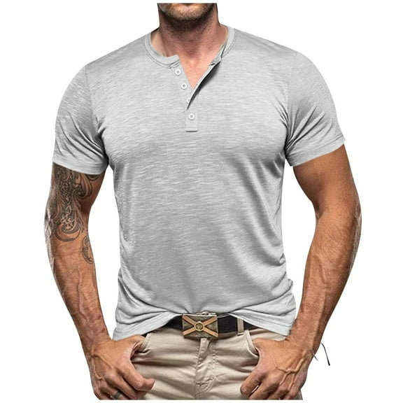 JAKANYQ T-Shirts For Man 2024 Summer Fashion Casual Slim Short Sleeved T Shirt Loose Comfortable