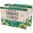 JAKEMANS Peppermint Throat and Chest Lozenge Cough Drops Box, 2 boxes