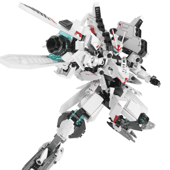 JAKI Mech Warrior F5-A0011 Deformed Mech puzzle model building blocks robot children's holiday toy gift