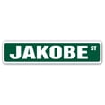 thumbnail image 1 of JAKOBE Street Sign Childrens Name Room Sign | Indoor/Outdoor |  30" Wide, 1 of 5
