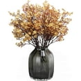 thumbnail image 1 of JAKY-Global Babys Breath Silk Artificial Flowers 6 Bundle European Fake Flowers Decor Wedding Party Fall Stems Decoration Bouquets DIY Home Garden,Farmhouse,Living Room Decor (Beige Brown-6pcs), 1 of 10