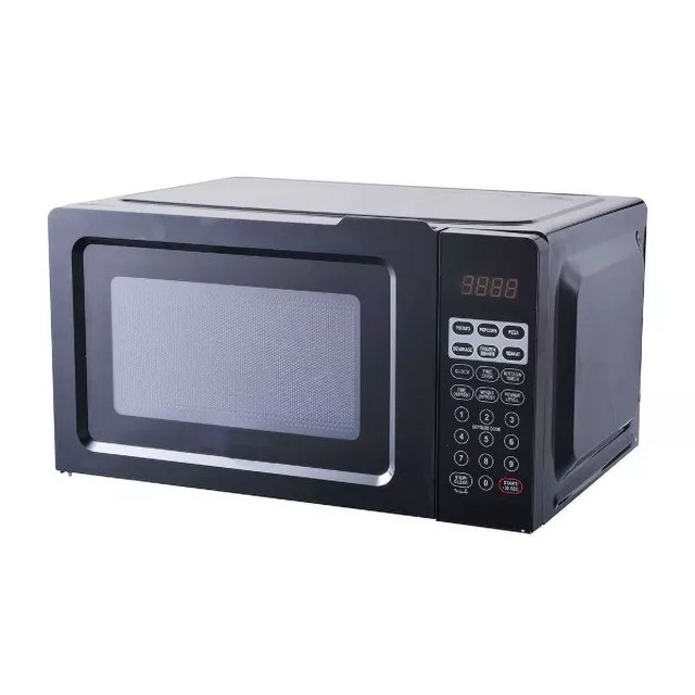 JAL 700W Countertop Microwave Oven, 0.6 cu. ft. Capacity, LED Display