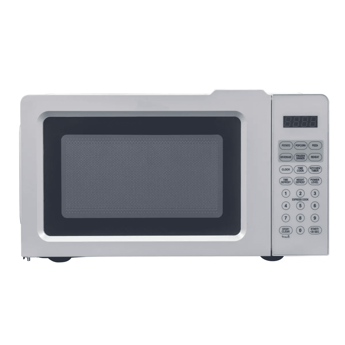JAL 700W Countertop Microwave Oven, 0.6 cu. ft. Capacity, LED Display