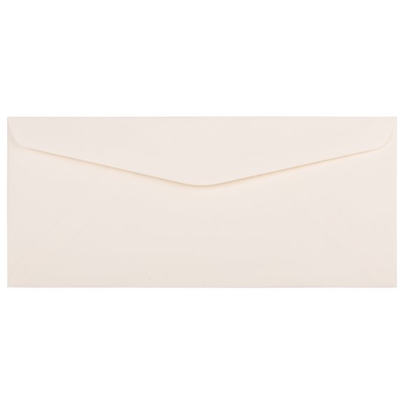 JAM #10 Business Strathmore Envelopes, 4 1/8 x 9 1/2, Natural White Linen, 25/Pack