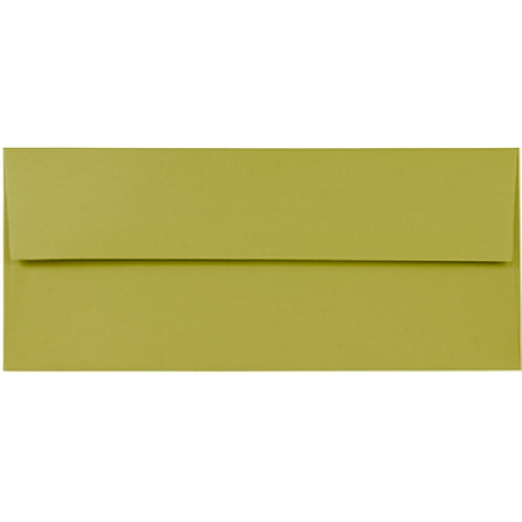 JAM #10 Envelopes, 4 1/8 x 9 1/2, Chartreuse, 1000/Carton