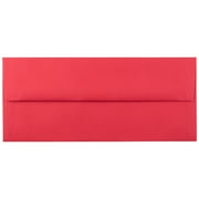 JAM #10 Envelopes, 4 1/8" x 9 1/2", Red, 25 per Pack