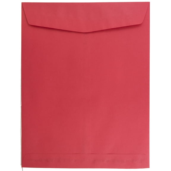 JAM 10 x 13 Catalog Envelopes, Red, 100/Pack