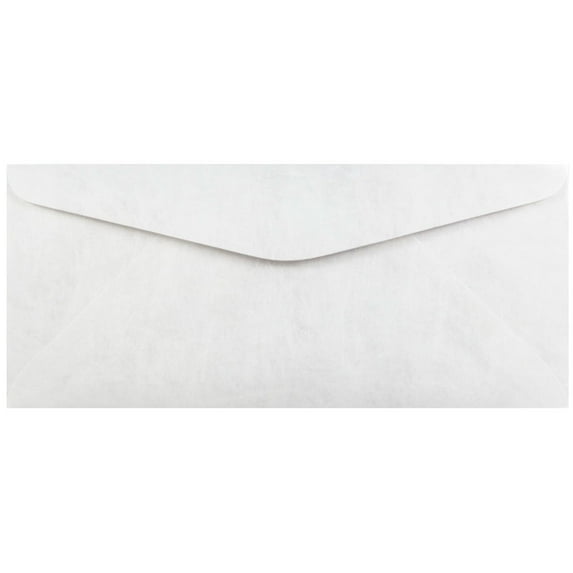 JAM #11 Tyvek Tear-Proof Envelopes, 4 1/2 x 10 3/8, White, 25/Pack