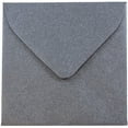 thumbnail image 1 of JAM 3.1 x 3.1 Envelopes, Black Metallic, 100/Pack, Anthracite Black, 1 of 2