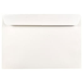 Jam Paper Kraft Lunch Bags, 6 x 11 x 3.75, White, 25/Pack, Large