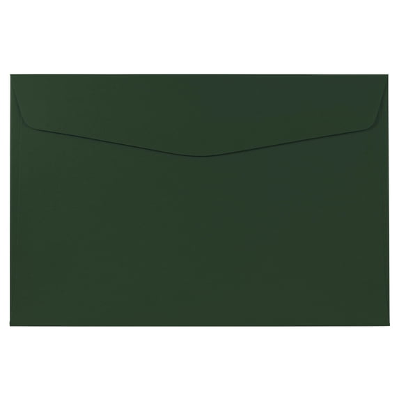 JAM 6 x 9 Catalog Envelopes, Dark Green, 25/Pack