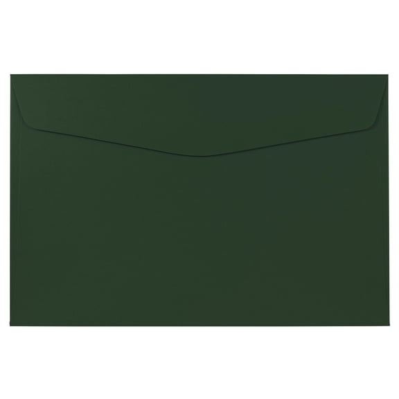 JAM 6 x 9 Catalog Envelopes, Dark Green, 50/Pack